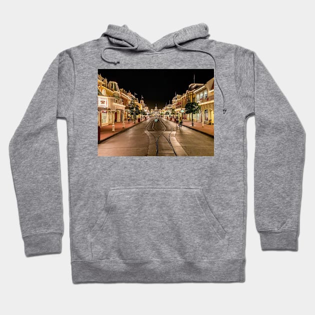 Magic on Main Street Hoodie by Farbeyondinfinity